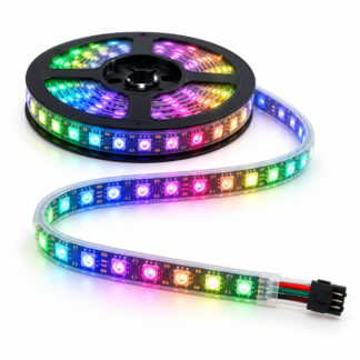 WS2812B RGB LED-strip 5 m – 60 LED/m, IP67 vanntett, 5 V