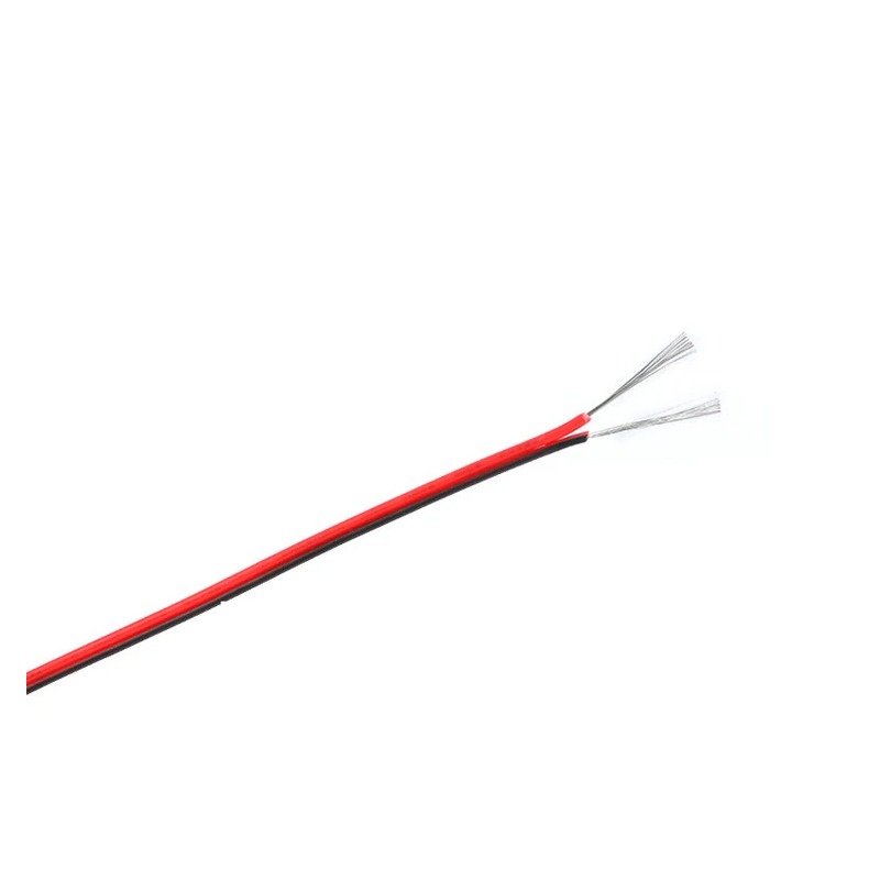 5 m forlengelsesledning 2-leder 22 AWG (rød/svart) for WS2812/WS2811 LED-strip