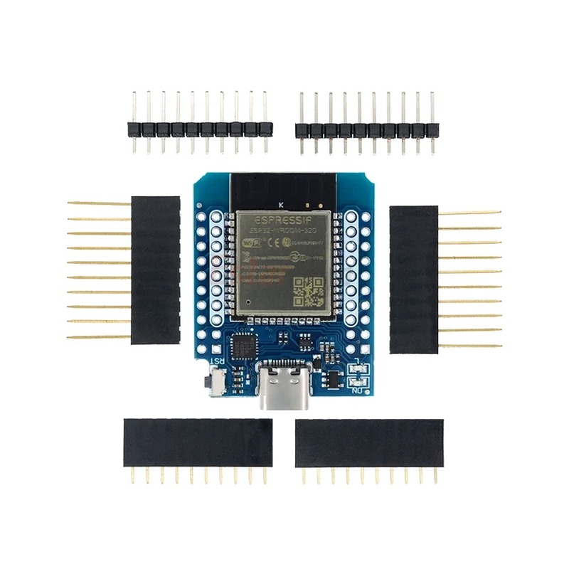 D1 Mini ESP32 WiFi+Bluetooth Utviklingskort – USB-C