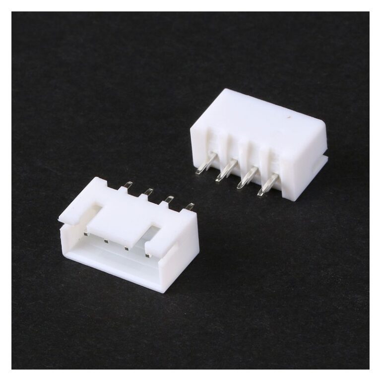JST-XH-hode og kontakthus med 2,5 mm pinneavstand