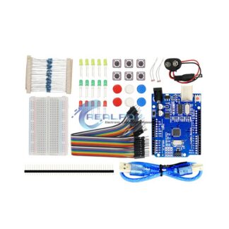 Startpakke for Arduino UNO R3 – Breadboard, LED, Jumperkabler og mer